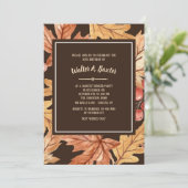 エレガント紅葉招待状 招待状 (スタンド正面)