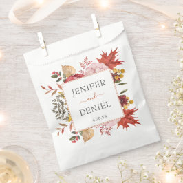 エレガント紅葉秋結婚の フェイバーバッグ