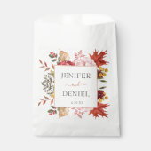 エレガント紅葉秋結婚の フェイバーバッグ (正面)