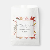 エレガント紅葉秋結婚の フェイバーバッグ (正面)