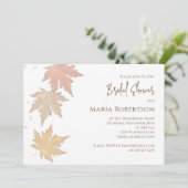 エレガント紅葉秋葉QRコードマップ 招待状 (スタンド正面)