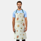 エレガント紅葉 エプロン (着用した状態)