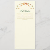 エレガント紅葉 プログラム (裏面)