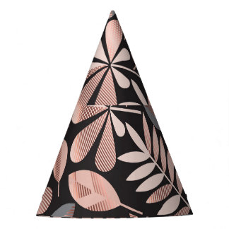 エレガント紅葉: Pastelジオメトリ パーティーハット