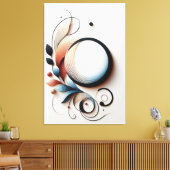 エレガント紙のクイリング作品 キャンバスプリント (インサイチュ (リビング))