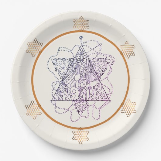 エレガント紙プレート ペーパープレート (正面)