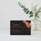 エレガント紙ランタン披露宴 エンクロージャーカード (スタンド正面)