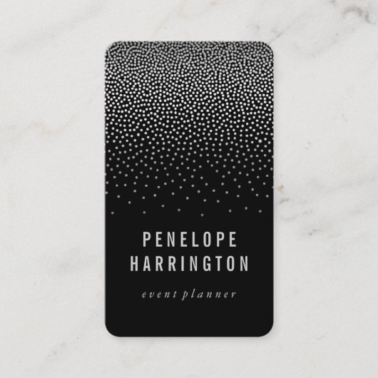 エレガント紙吹雪 名刺 (正面)