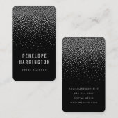 エレガント紙吹雪 名刺 (正面/裏面)