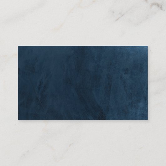 エレガント級海軍の水の色の結婚レジストリ エンクロージャーカード (裏面)