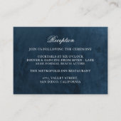 エレガント級海軍モノグラ結婚ム披露宴 エンクロージャーカード (正面)