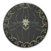 エレガント素晴らし蓮 セラミックノブ (正面)