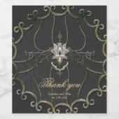 エレガント素晴らし蓮 ワインラベル (シングルラベル)