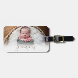 エレガント素晴らしJoy写真 ラゲッジタグ