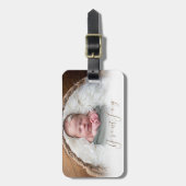 エレガント素晴らしJoy写真 ラゲッジタグ (正面縦)