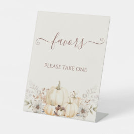 エレガント素朴かぼちゃ好き 台座サイン