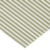 エレガント素朴オリーブグリフランスのーン小ストライプ型 テーブルクロス (アングル)