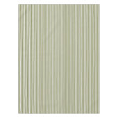 エレガント素朴オリーブグリフランスのーン小ストライプ型 テーブルクロス (正面)