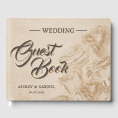 エレガント素朴クラシックフローラ結婚ズGuest Book 1 ゲストブック (正面)