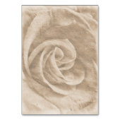 エレガント素朴クラシック結婚フローラ表N° 1 テーブルナンバー (裏面)