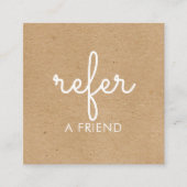 エレガント素朴シンプルクラフト 紹介カード (正面)