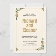 エレガント素朴シンプル伝統的フローラ結婚s