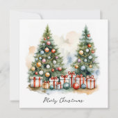 エレガント素朴スタイリッシュ水の色 シーズンカード (正面)