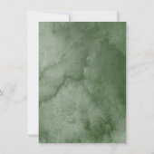 エレガント素朴パイン山結婚風景 招待状 (裏面)