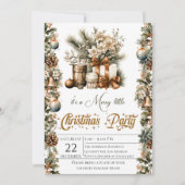 エレガント素朴パーティの招待状 招待状 (正面)