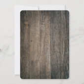 エレガント素朴ヒマワリ結婚ー 招待状 (裏面)