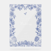 エレガント素朴フランスのフローラ結婚ズ アクリルサイン (正面)