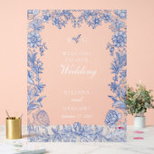 エレガント素朴フランスのフローラ結婚ズ アクリルサイン (ウェディング)