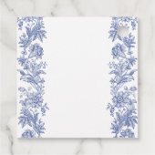 エレガント素朴フランスのフローラ結婚ズ フェイバータグ (裏面)