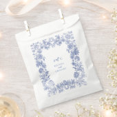 エレガント素朴フランスのフローラ結婚ズ フェイバーバッグ (クリップ留めされた状態)