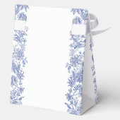 エレガント素朴フランスのフローラ結婚ズ フェイバーボックス (裏面)