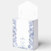 エレガント素朴フランスのフローラ結婚ズ フェイバーボックス (見開き)