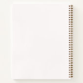 エレガント素朴フローラベーキングレシピ ノートブック (裏面)