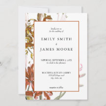 エレガント素朴フローラ秋秋の結婚式