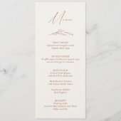 エレガント素朴フローラ結婚ズ メニュー (正面)