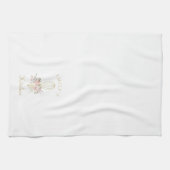 エレガント素朴フローラ キッチンタオル (横)