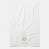 エレガント素朴フローラ キッチンタオル (縦)