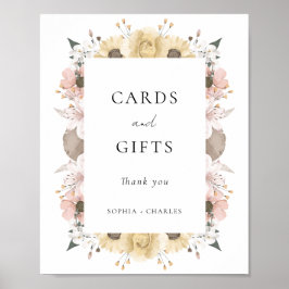 エレガント素朴フローラ ポスター