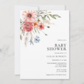 エレガント素朴フローラ 招待状 (正面)