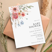 エレガント素朴フローラ 招待状