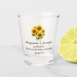 エレガント素朴モダン結婚式の引き出物 ショットグラス