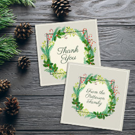 エレガント素朴モダンGreen Taupeありがとう 割引カード