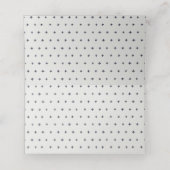 エレガント素朴ワイナリーヴィネヤードマウン結婚テン プレイスカード (内部開封)