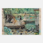 エレガント素朴ヴィンテージ ラッピングペーパーシート (正面)