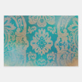 エレガント素朴ヴィンテージ ラッピングペーパーシート (正面2)