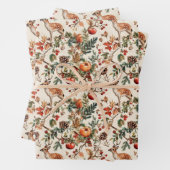 エレガント素朴ヴィンテージ ラッピングペーパーシート (インサイチュ)